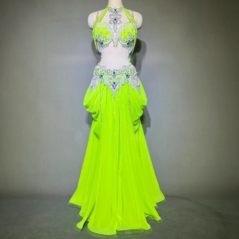 

Eastern Belly Dance Professional Costume Competition Performance Costumes Designed by Female Adults and Children in Belly Dance