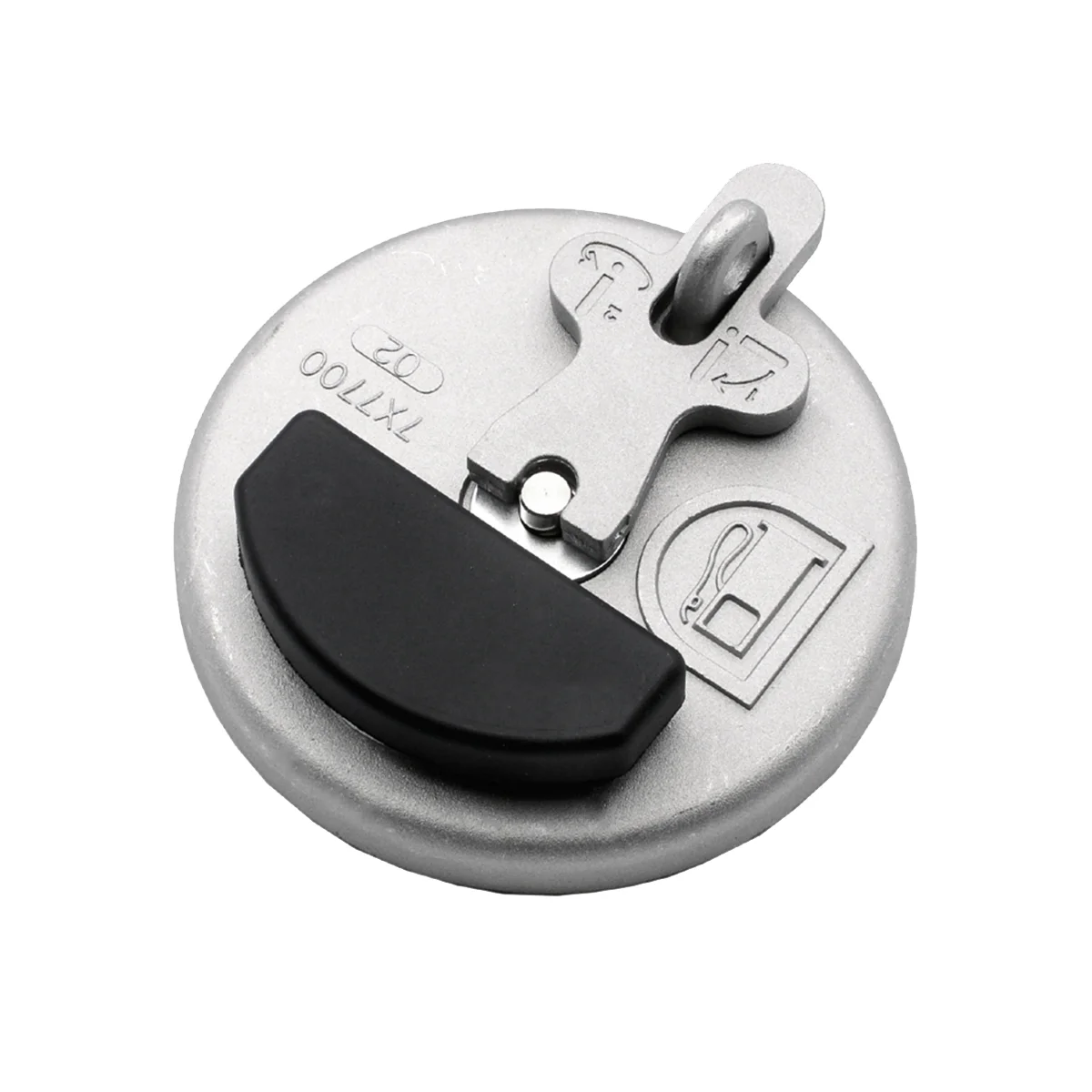 Locking Fuel Tank Cap 7X7700 for Caterpillar CAT Dozer Excavator D6R D5C 311D 312D 320D 321D 323D Gray