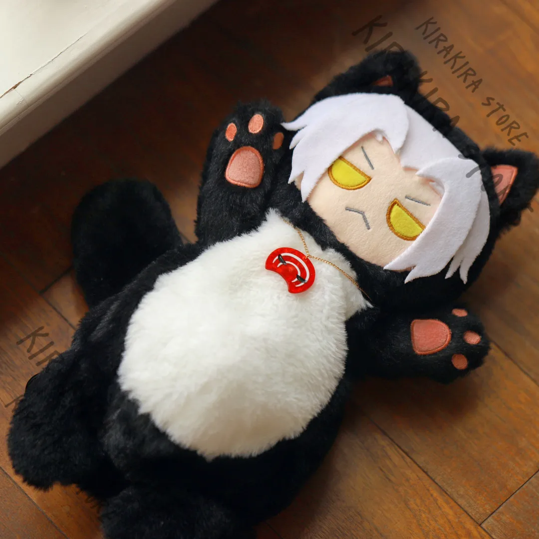 XIVFINAL FANTASY XIV Hades Cat Cotton Bag Anime Shoulder Bags Backpack Maumet Cosplay Q Version Figure Kawaii Mascot Gift