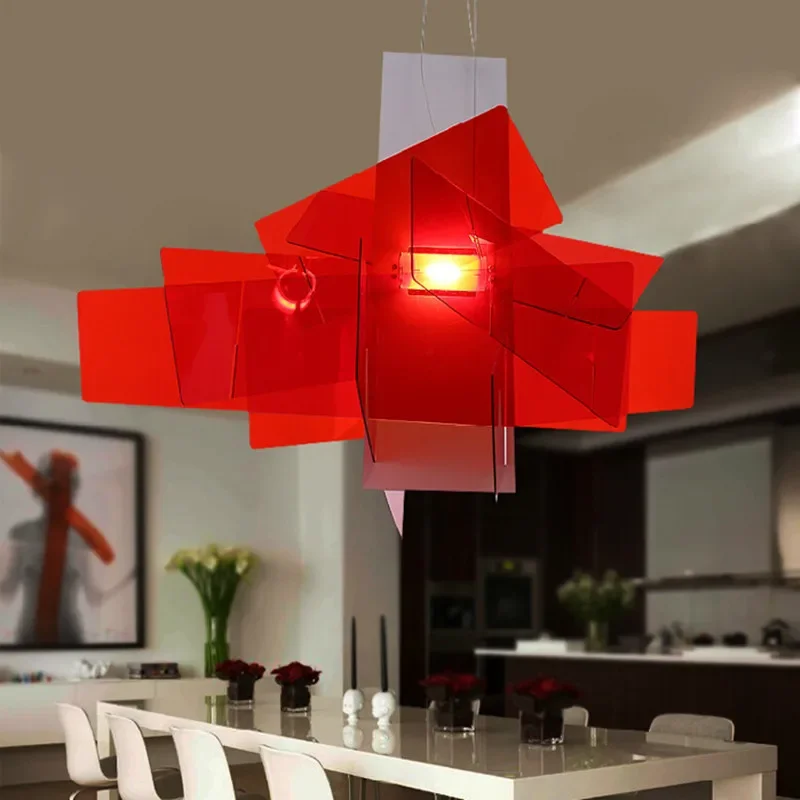 Nordic Designers Stack Creative Acrylic Pendent Lamp Bedroom Dining Room  Ceiling Hanging Light Decorative Lighting Fixtures