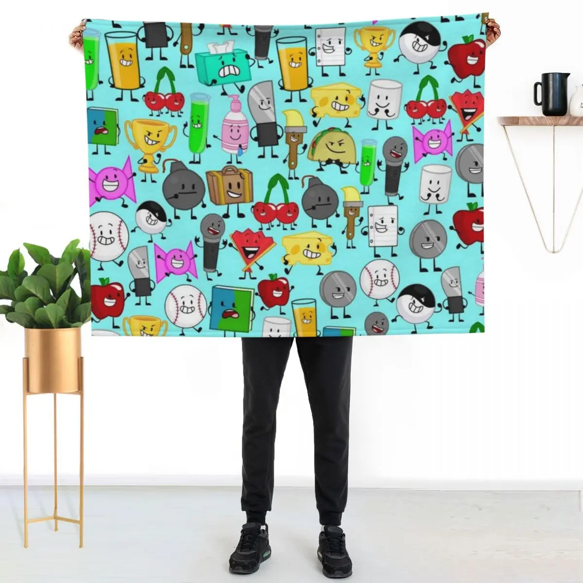 inanimate insanity Throw Blanket Quilt Flannel Fabric Thins blankets and throws Flannel Soft Blankets