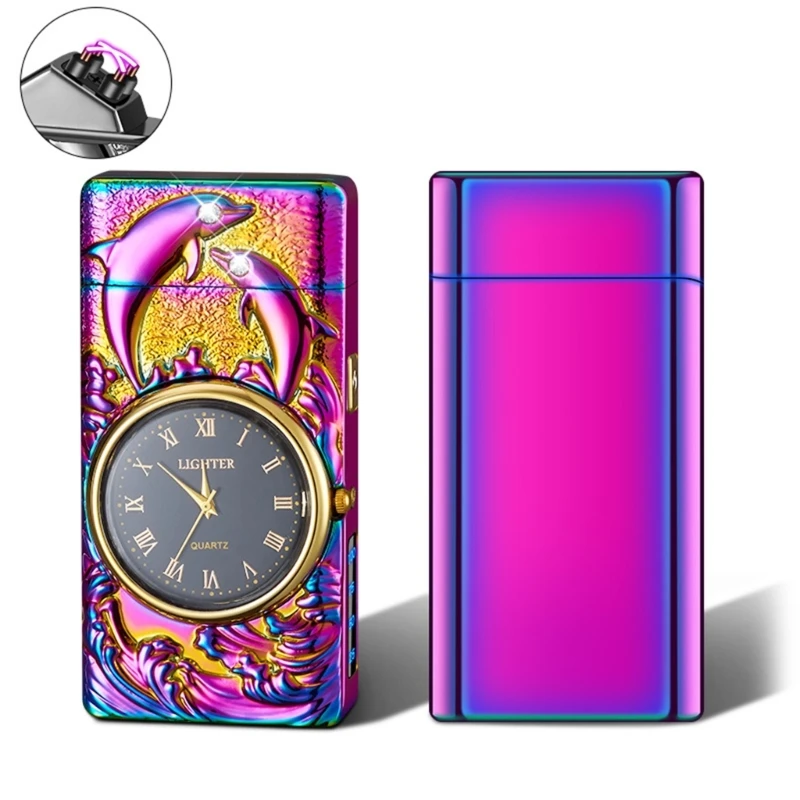 Portable Cigarettes Smoking Lighters with Watch Torch Windproof