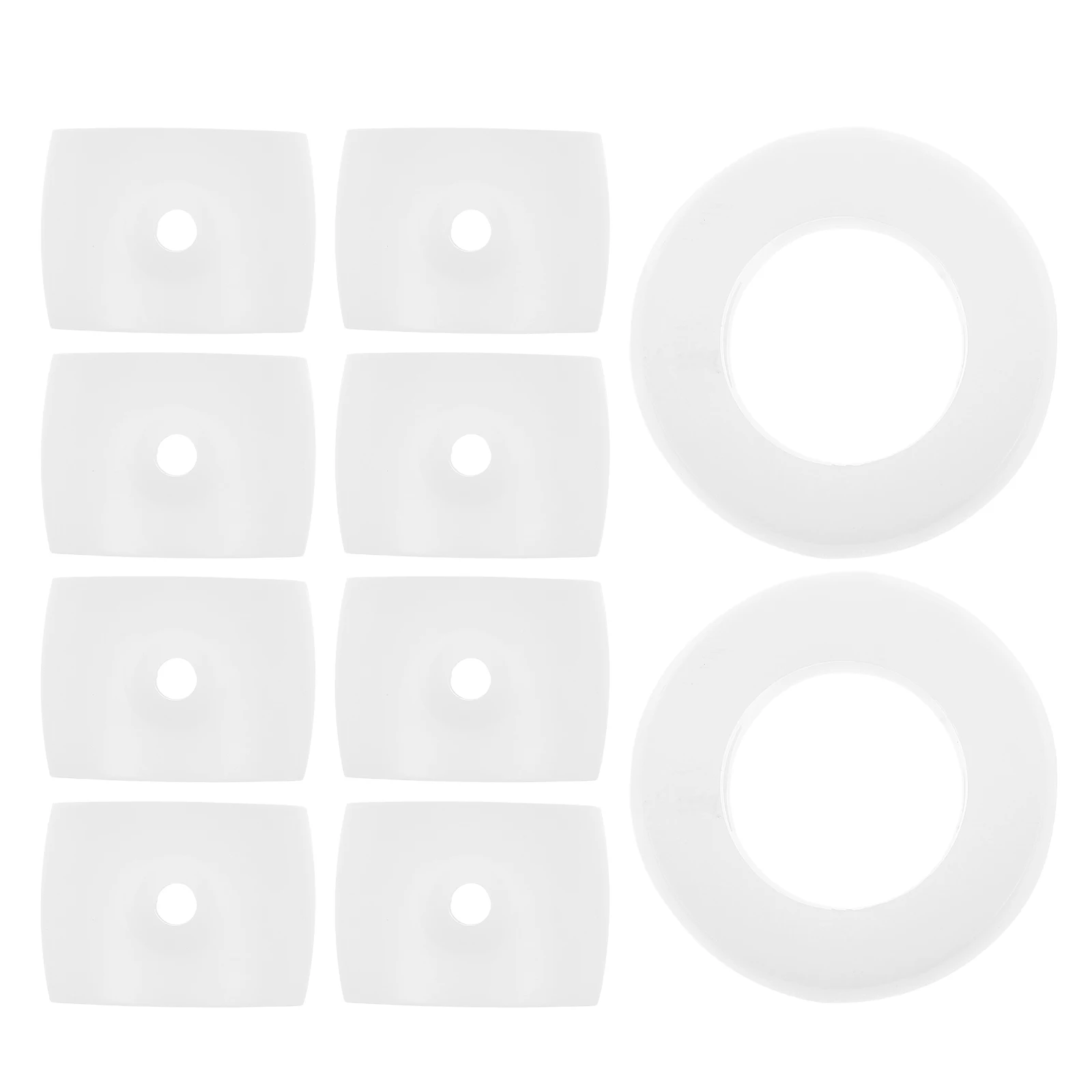 

10 pcs Foosball Table Replacement Parts Plastic Goal Rod Positioner Stop Rings Table Soccer Ball Placement Abs Durable