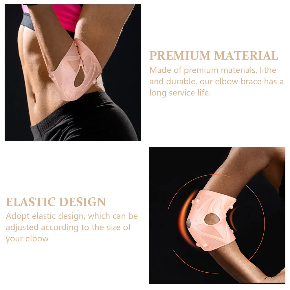 

2Pcs Magnetic Elbow Brace Premium Support for Pain Relief Adjustable Compression Sleeve for Sports Fitness Recovery