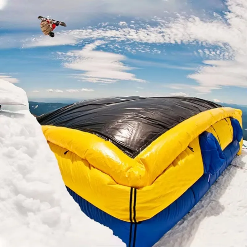 Inflatable airbag for freestyle FMX, BMX, MTB stunts | Extreme sport jump landing ramp airbag