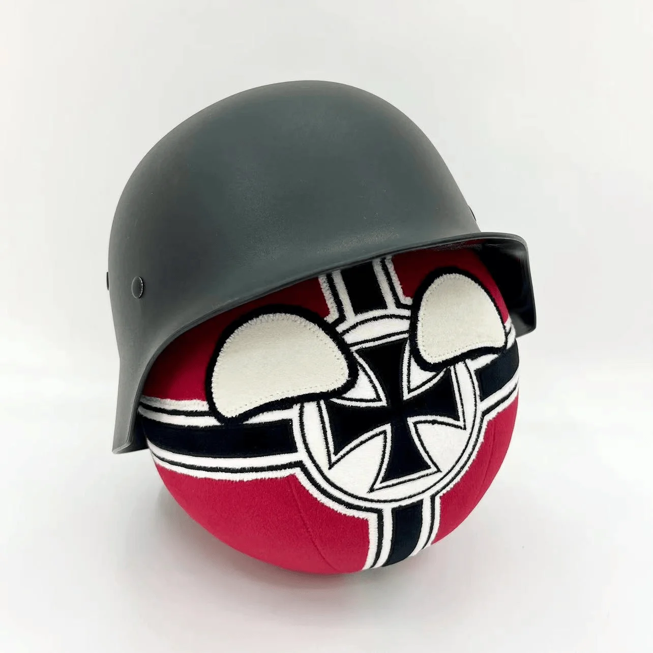Countryballs Plush Doll West Germany Prussia German Austro-Hungarian Country Ball Polandball Stuffed Pillow Toy for Gift