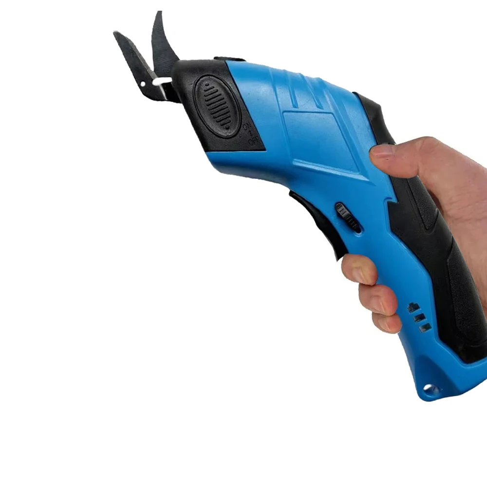 JANGKLIFE DIY Electric Scissors Cloth Cutting Leather Tailor Tungsten Carbide Blades Portable Hand Tools Lithium batteries