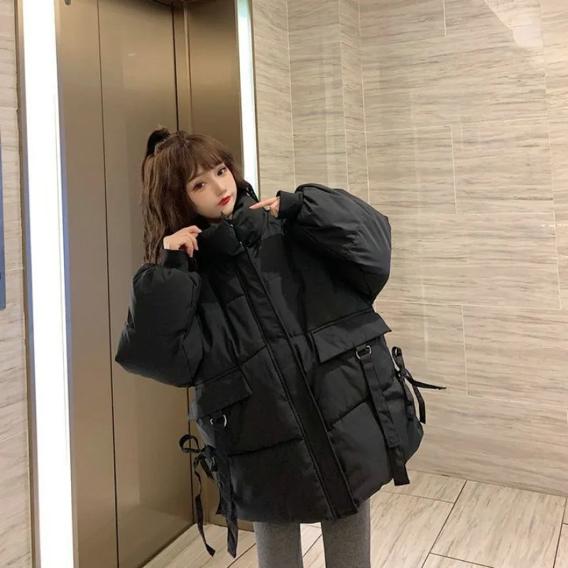 2023 New Women Down Cotton Coat Winter trend Jacket Female Short Large Size Parkas Loose Thick Warm Outwear Versatile Overcoat