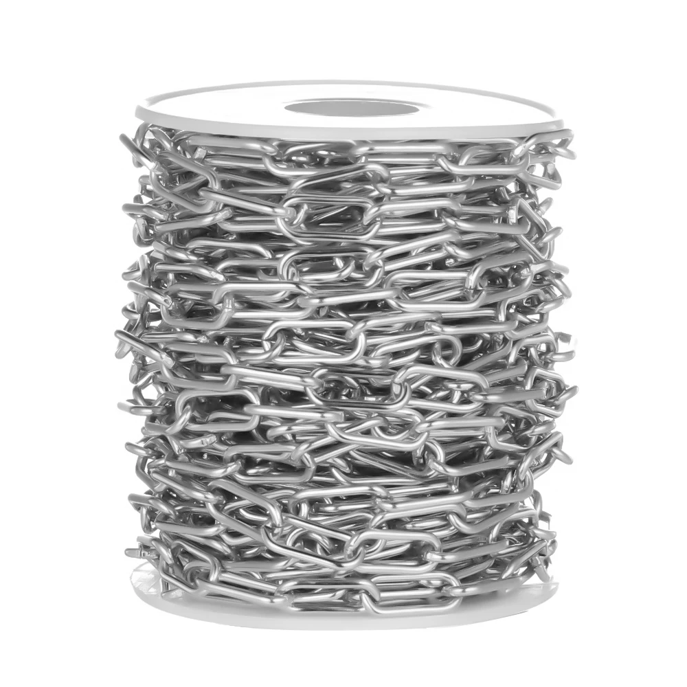 Semitree 1 Meter Stainless Steel Chain Link Chains for DIY Jewelry Making Accessories Handmade Wallet Chain Necklace Supplies