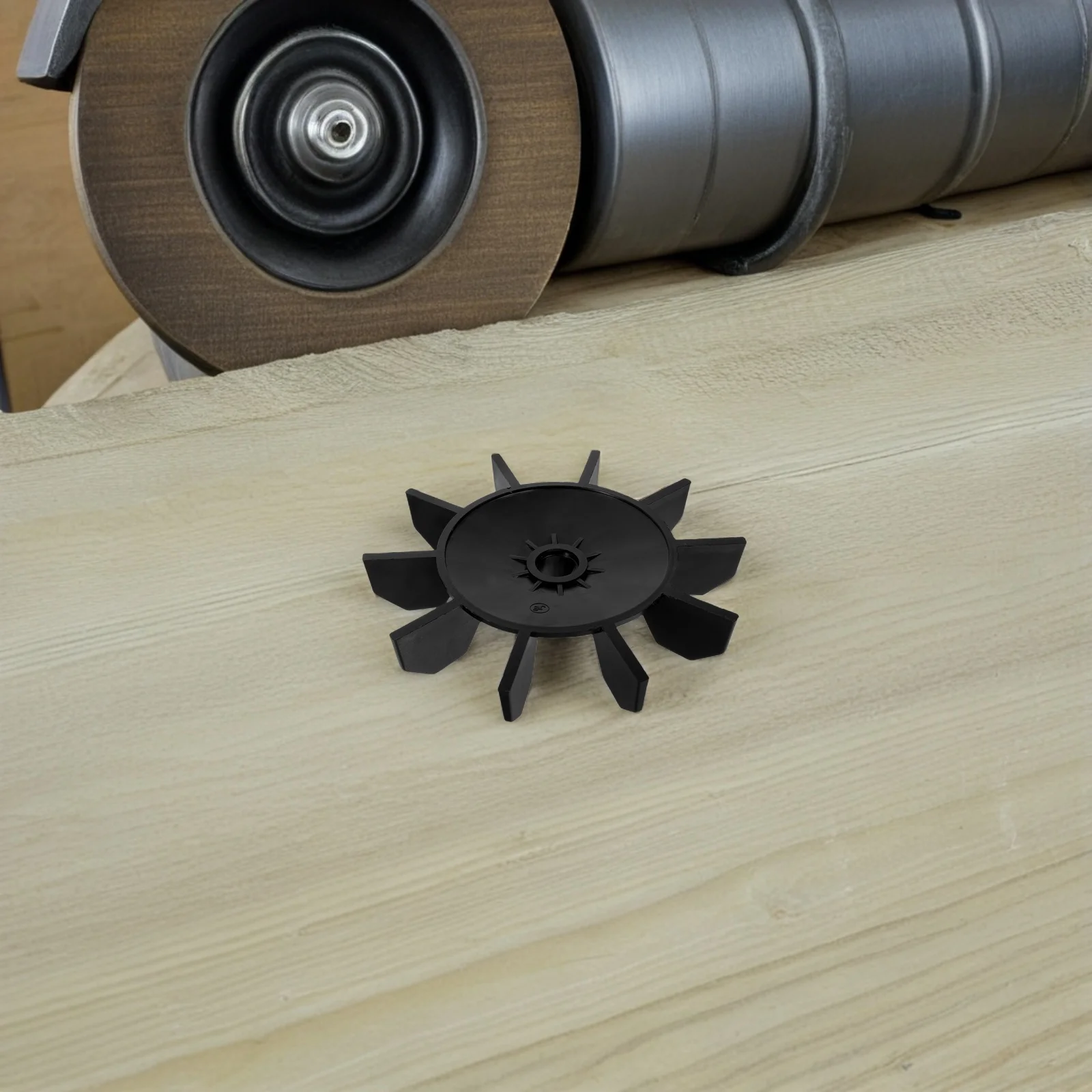 

3Pcs Direct Compressor Motor Fan Blades Black Plastic Replacement for Small Piston Air Pump Cooling Assembly