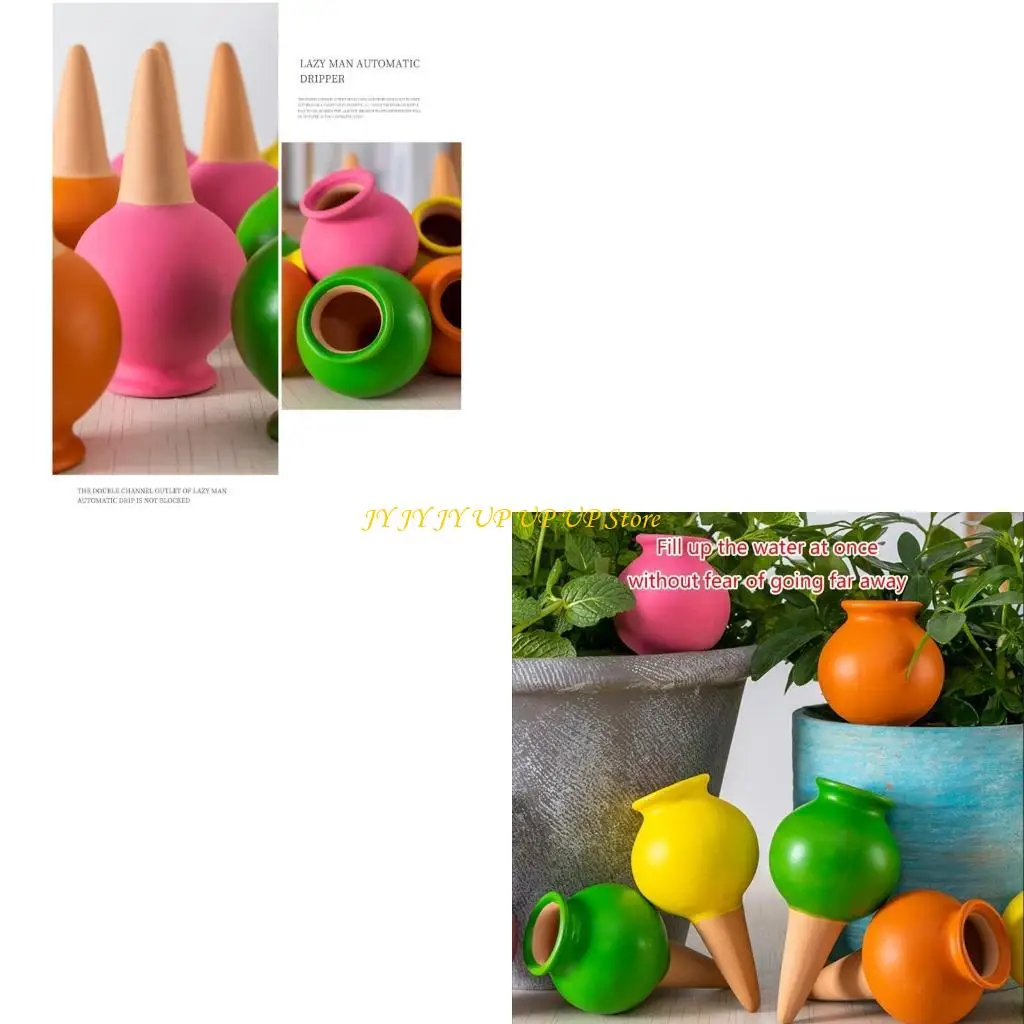 

4Pcs Small Wine Bottle Automatic Plant Dripper Children Adults Flower Watering