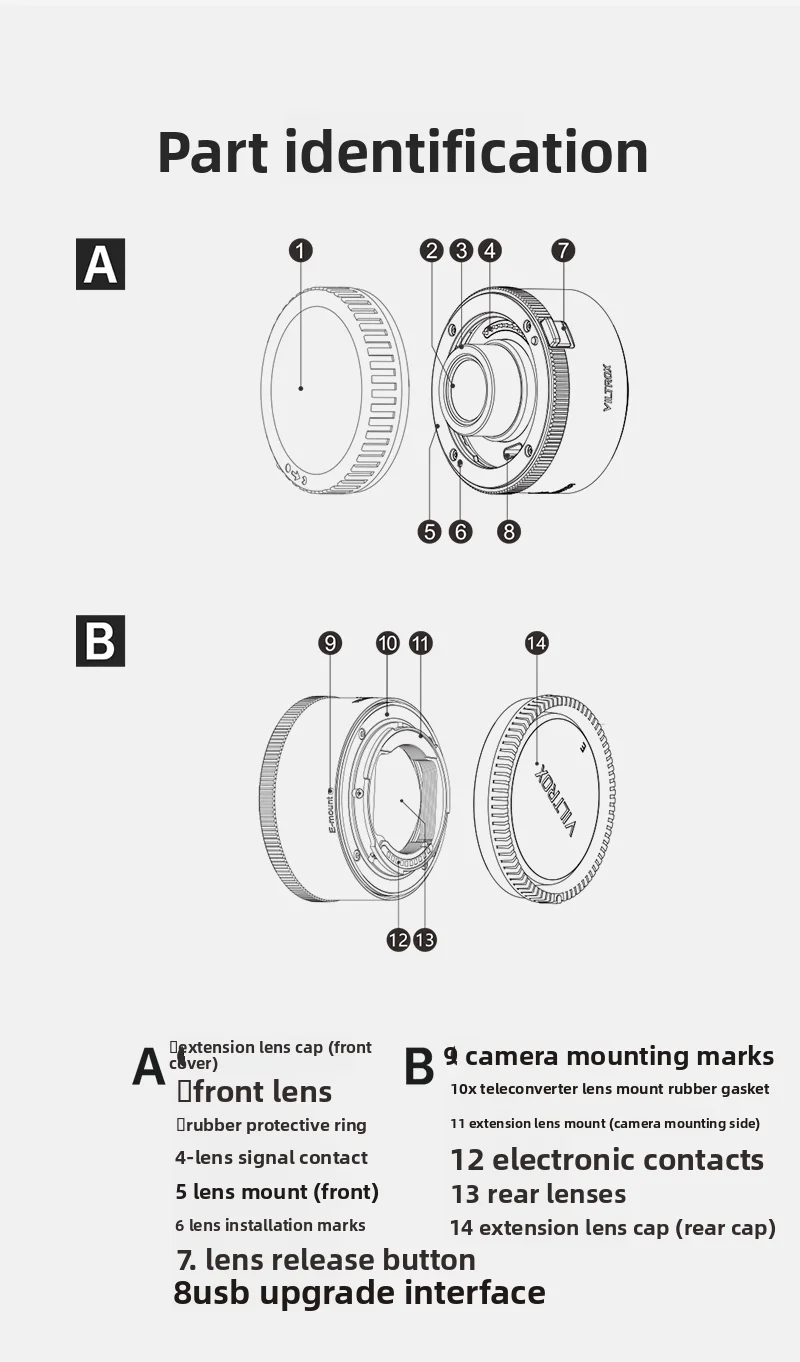 Viltrox TC-2.0X テレコンバーター 2倍焦点距離エクステンダー ソニーE