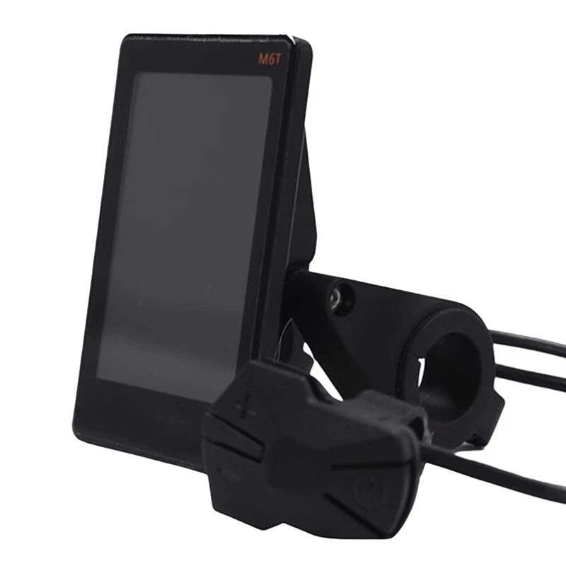 Medidor de Display LCD para Bicicleta Elétrica, Controlador de Onda Senoidal, Tela Colorida, Universal, E-Bike, Scooter, M6T, 36V, 350W