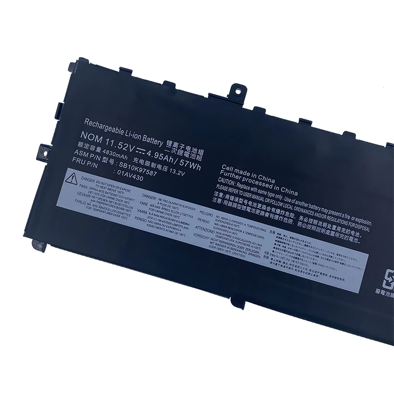 Imagem -04 - Bateria do Portátil para Lenovo Thinkpad x1 Carbono ° 2023 6th 2023 Series 01av429 Sb10k97586 01av431 01av430 01av494