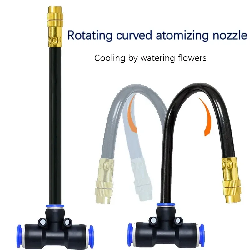 New 5M-20M Universal Automatic Irrigation Sprinkler Kits Rotating Copper Nozzle