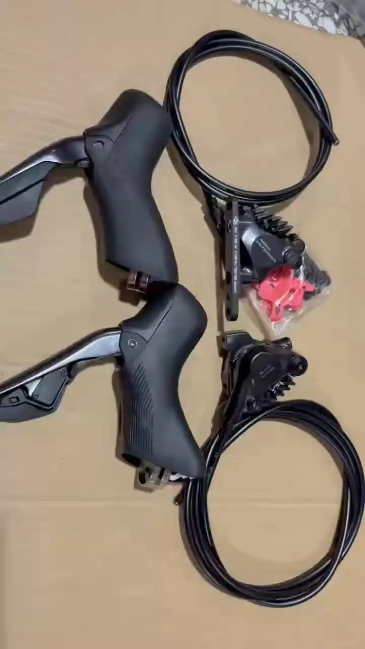 Shimano-freno de disco hidráulico ULTEGRA Di2 R8100, Serie ST-R8170, BR-R8170, 2x12S, para bicicleta de carretera, amigable con el mantenimiento, proceso de sangrado