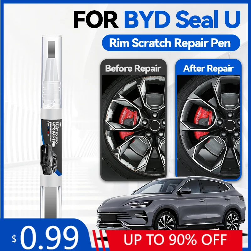

Карандаш-корректор для колесных дисков BYD Seal U 2023-2025: Ремонт царапин, удаление потертостей, аксессуары для авто, черный, белый