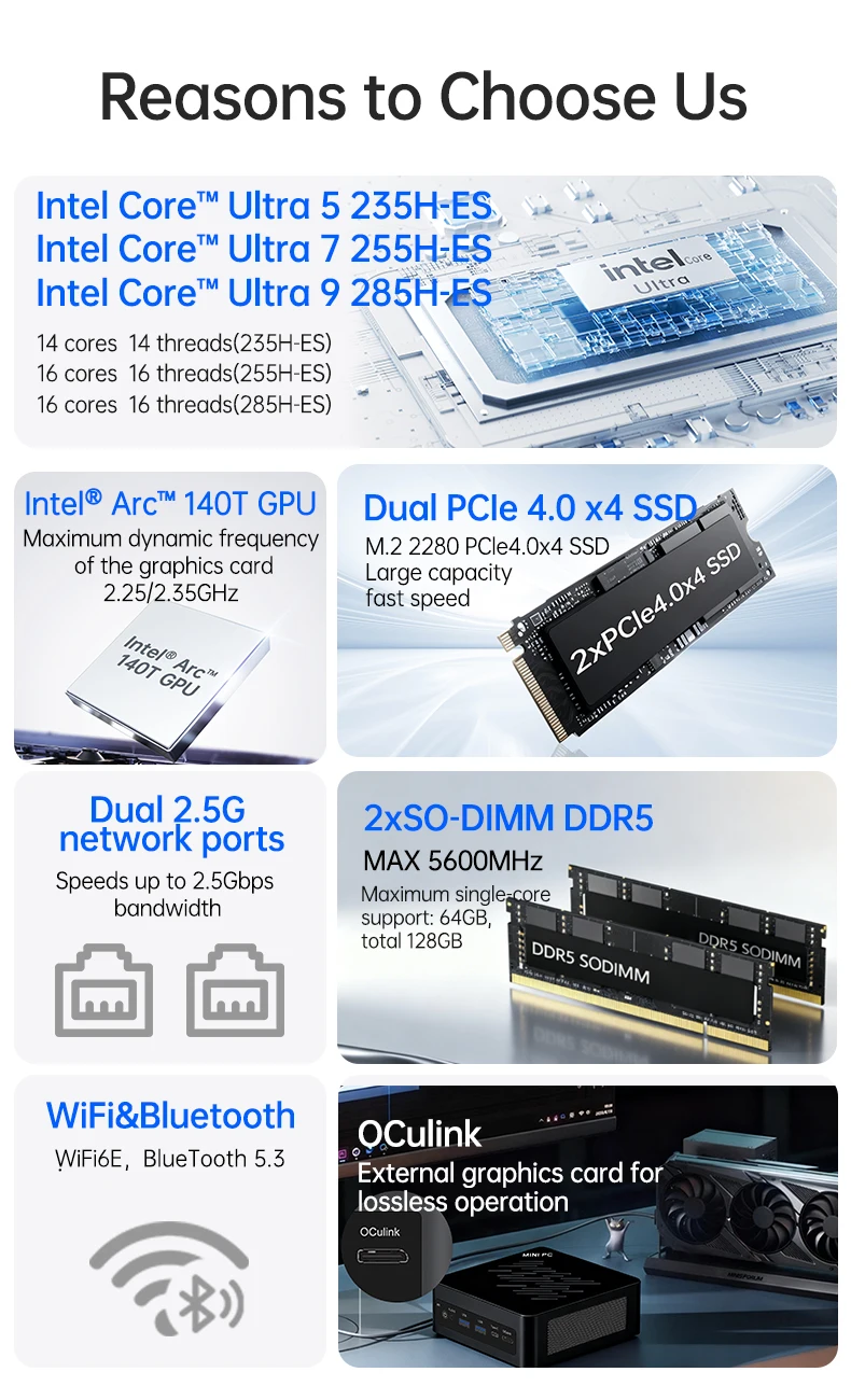 Engineer Test Version MINI PC Ultra 5 235H ES / Ultra 7 255H ES