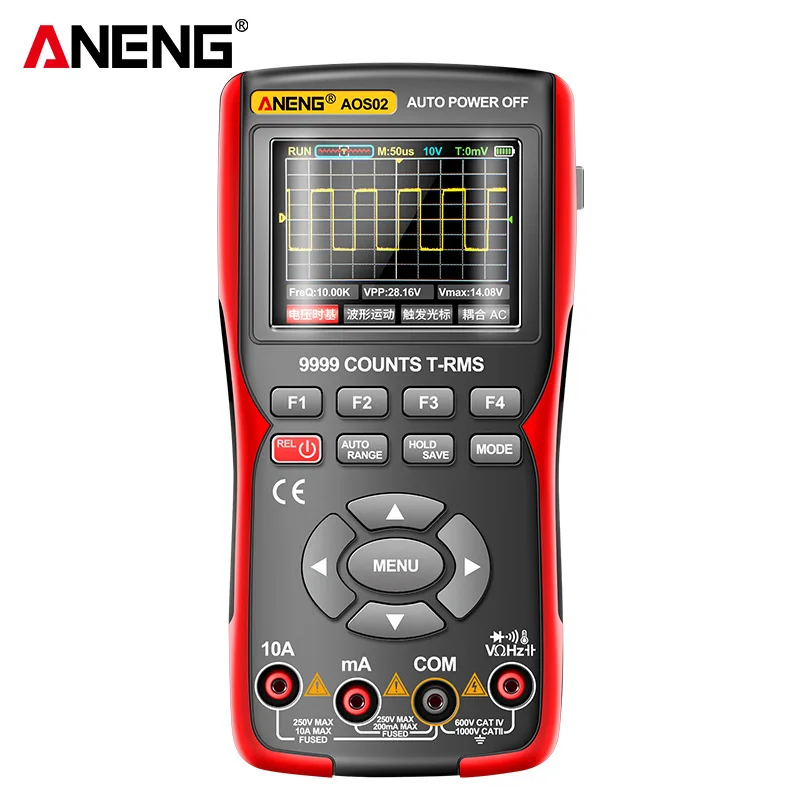 ANENG Color Screen Oscilloscope Digital High-precision Multimeter Multifunction Two-in-one FAW Repair Instrument Measurement