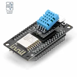 ESP-12F ESP8266 NodeMCU Development Board with Integrated DHT11 Temperature and Humidity Sensor CH340 Board