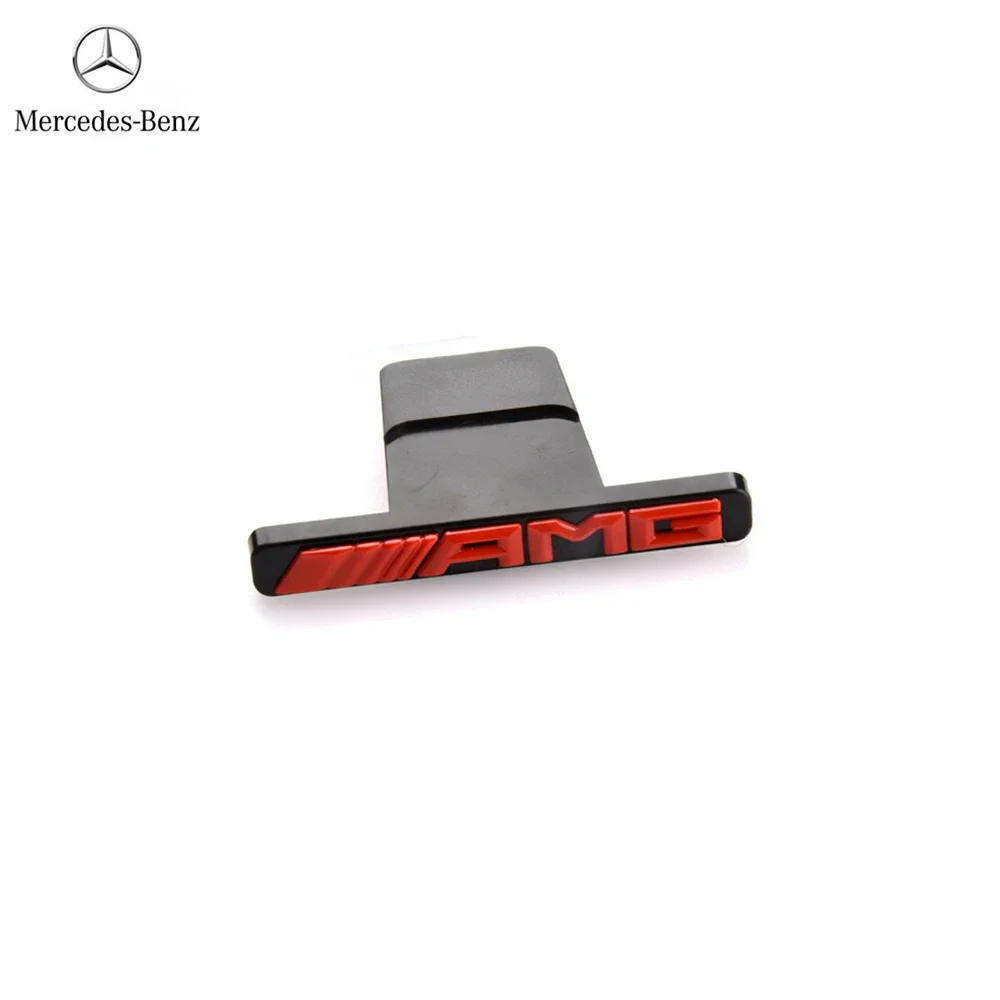 1pc  3D AMG Logo Emblem Car Front Grille Badge Mercedes Benz Amg w211 W124 W169 W176 W177 W202 W203 W204 W205 W210 accessories view 5