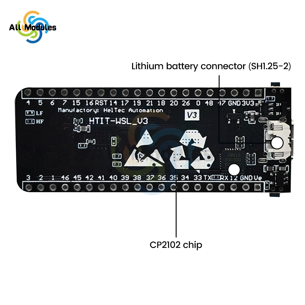 Imagem -05 - Placa de Desenvolvimento sem Fio Stick Lite Compatível com Esp32-s3 Node Tipo-c Esp32 Mais Lora v3 433510mhz 863-928mhz