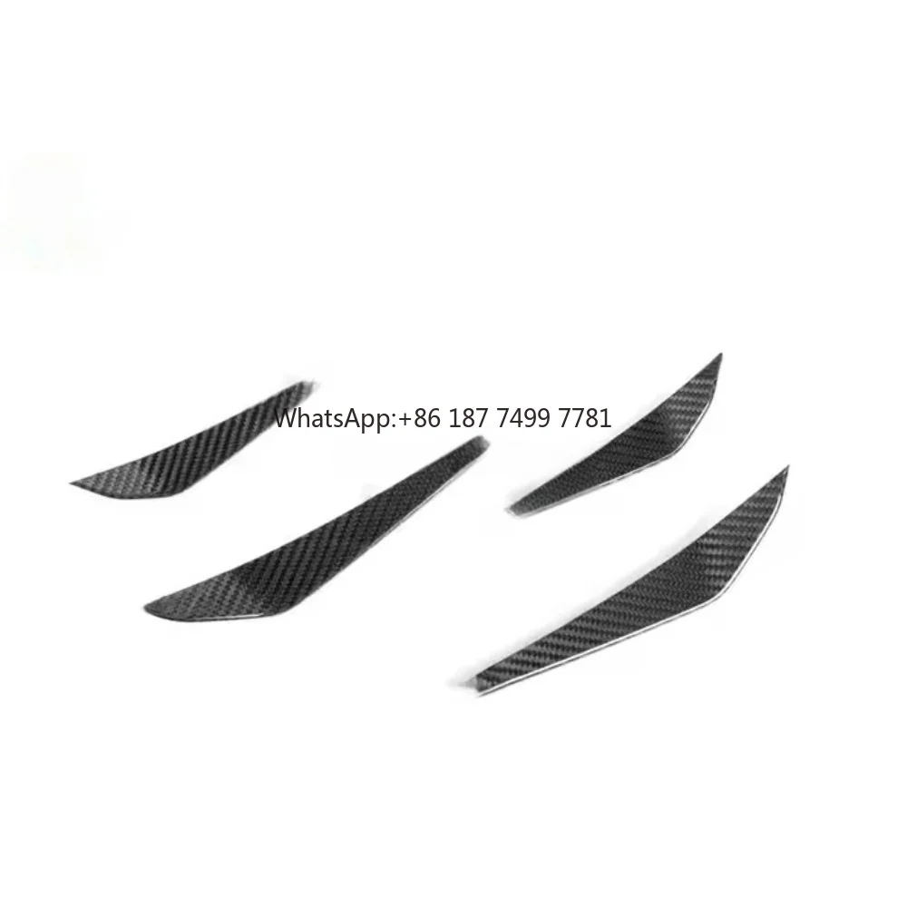 

For . M3 M4 Upgraded with High-quality Dry Carbon Fiber Car Exterior Parts, Front Bumper air Knife Splitter