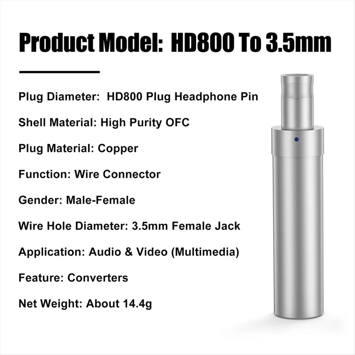 

Адаптер для наушников AS62 с двумя разъемами 3,5 мм (женский) для SENNHEISER HD800 HD800S HD820 Dharma/D1000, аудиоадаптер