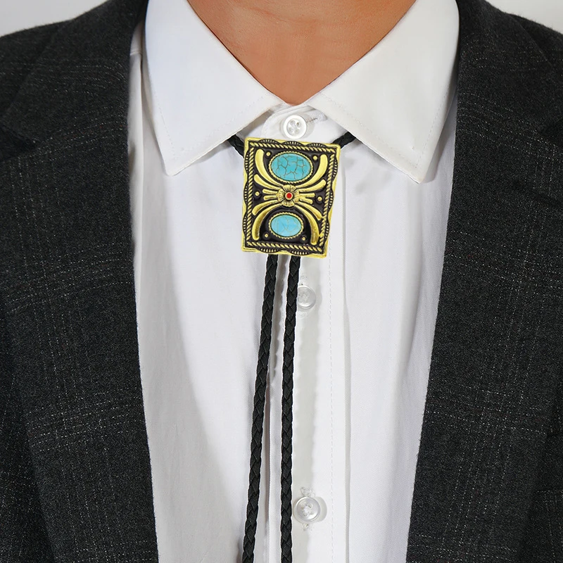 gravata-bolo-masculina-de-couro-com-pingentes-de-pedra-estilo-cowboy-ocidental-e-tribal-indigena-americano-acessorio-de-joalheria