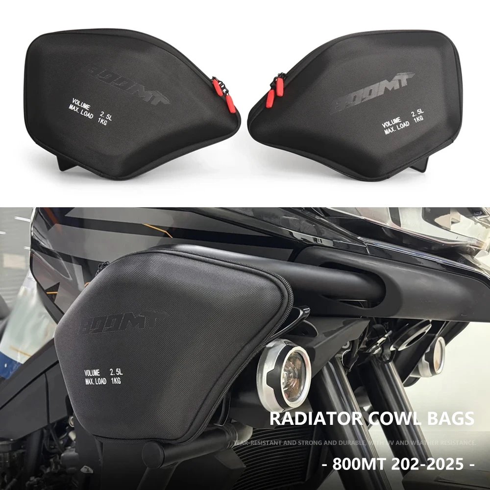 

800MT Motorcycle Accessories For CFMOTO 800 MT MT800 CF800MT 2022-2025 Fairing 2.5L Radiator Cowl Bags Waterproof Tool Bag Kit