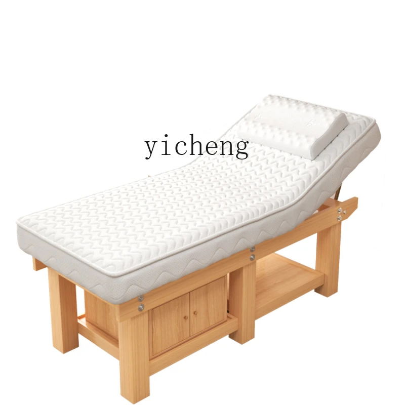 

Zws Solid Wood Latex Traditional Chinese Medicine Massage Physiotherapy Bed