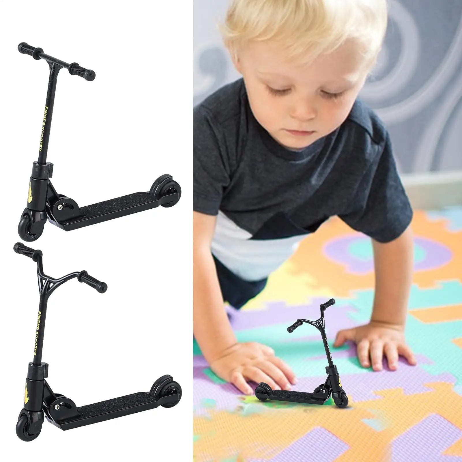 Foldable Trick Scooter Skateboards Finger Sport game Fun Interactive Toys  For Kids Imagination birthday gifts