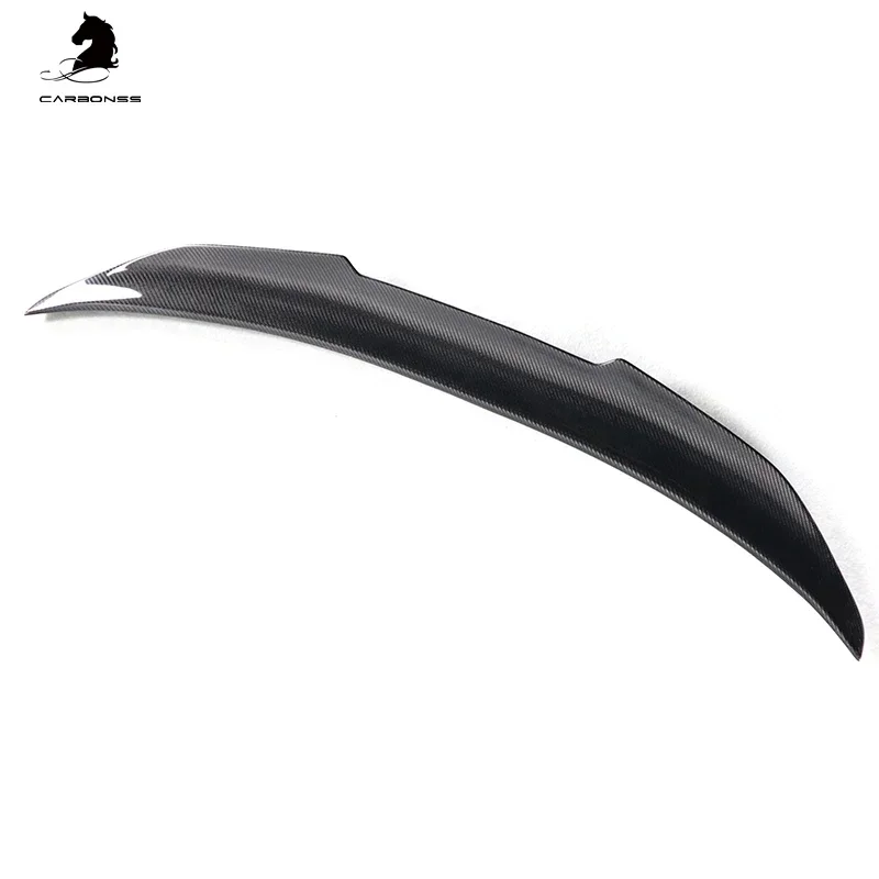 PSM Type Tuning Car Accessories Trunk Ducktail Wing Spoiler Auto Parts Rear Boot Carbon Fiber Car Spoiler For BM