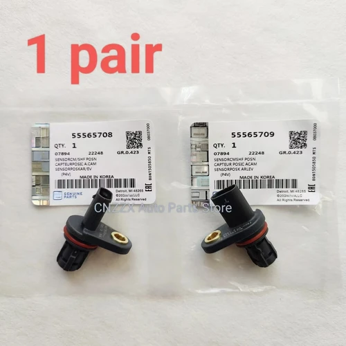 1 par de sensores de posición del árbol de levas 55565708 55565709 Para Chevrolet Cruze Hideo Epica Opel Vauxhall Mokka Insignia Astra