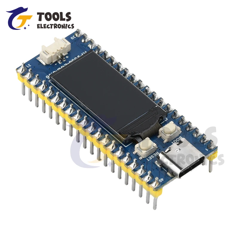 RP2350-LCD-0.96 Microcontroller Development Board RP2350A Dual Core Dual Architecture Type-C with 0.96-Inch LCD Display Screen