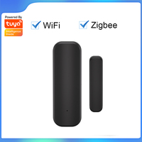 Tuya Zigbee Wifi Door Sensor Window Entry Sensor Security Burglar Magnetic Sensor Alarm Smart Life Work With Alexa Google Home