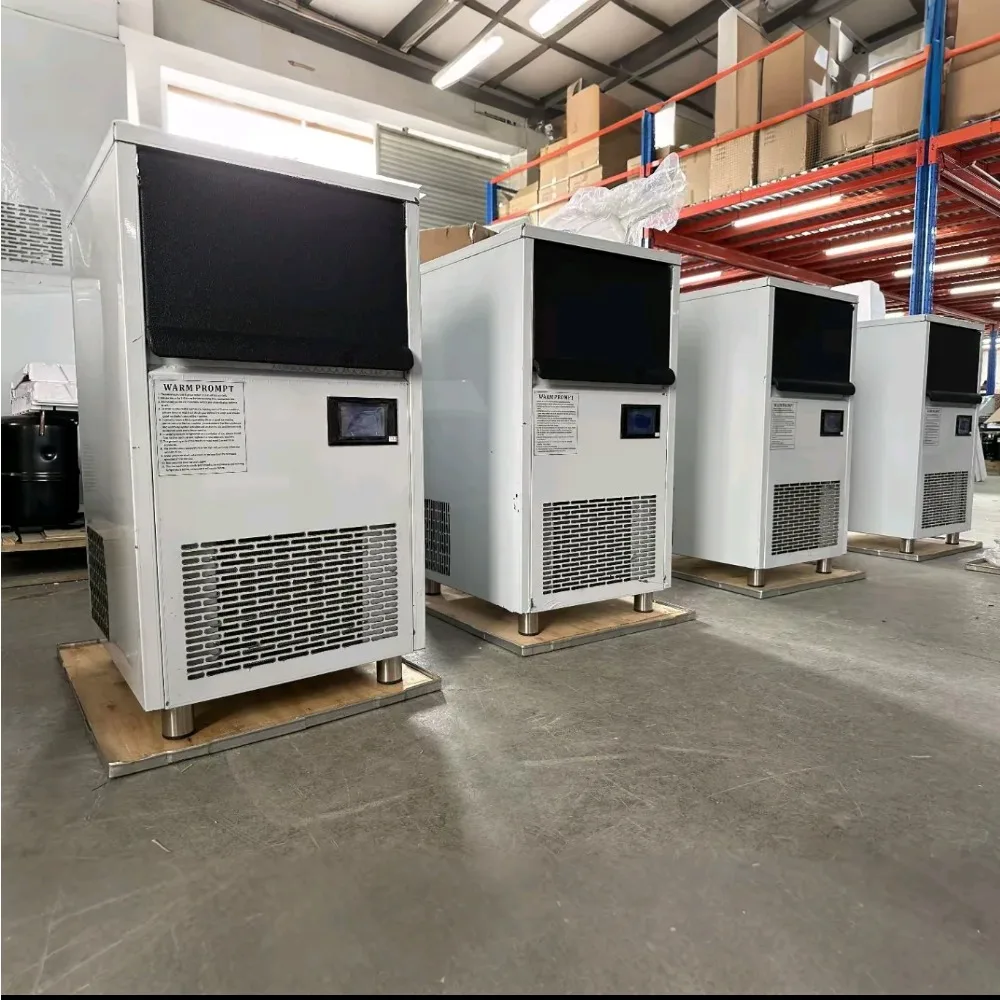 2025 Hot Sales 80kg Daily Output Commercial Customizable Ice Making Machine for Selling Ice