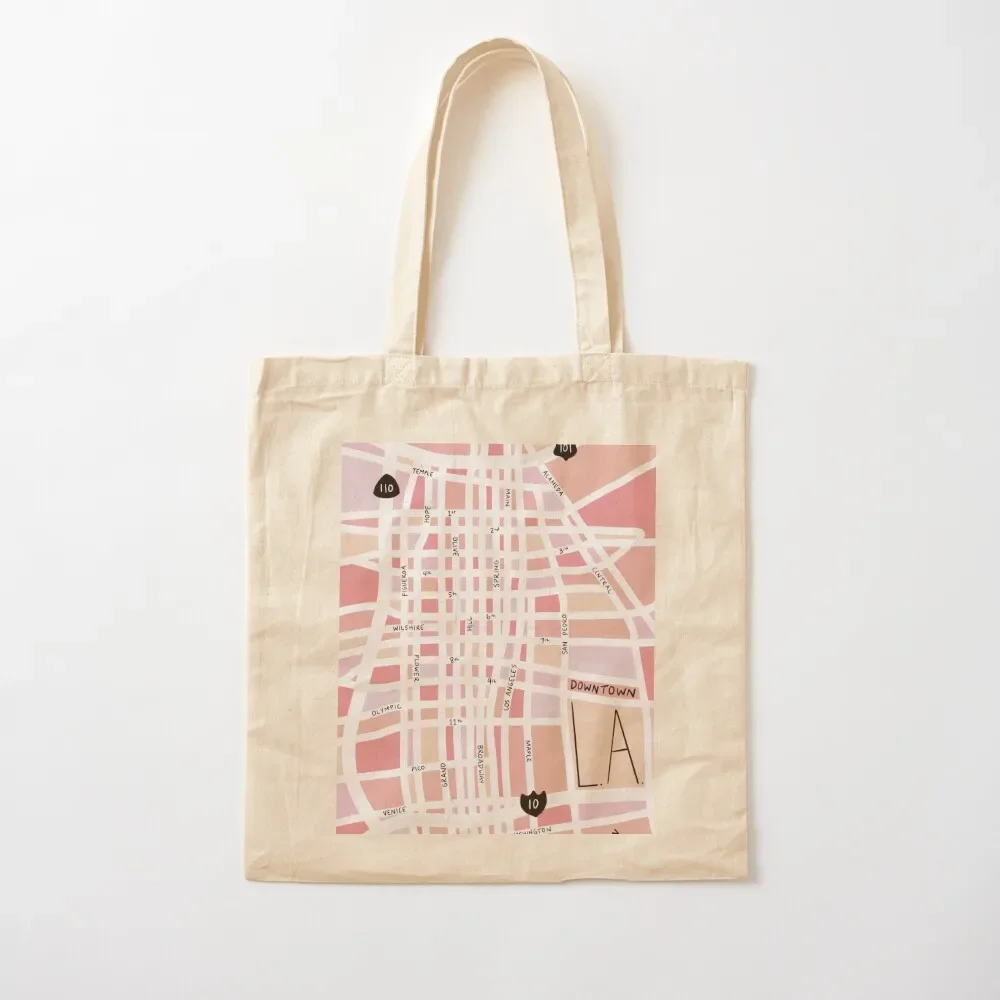 

Downtown Los Angeles Map (Minimalist) Tote Bag tote bags cloth bags Women bags Tote Bag