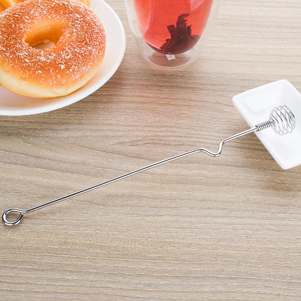 

Honey Dippers Sticks Egg Beating Device for Extracting Honey Syrup Stirring Silver Eco-Friendly Long-Term Use Viscous Substance