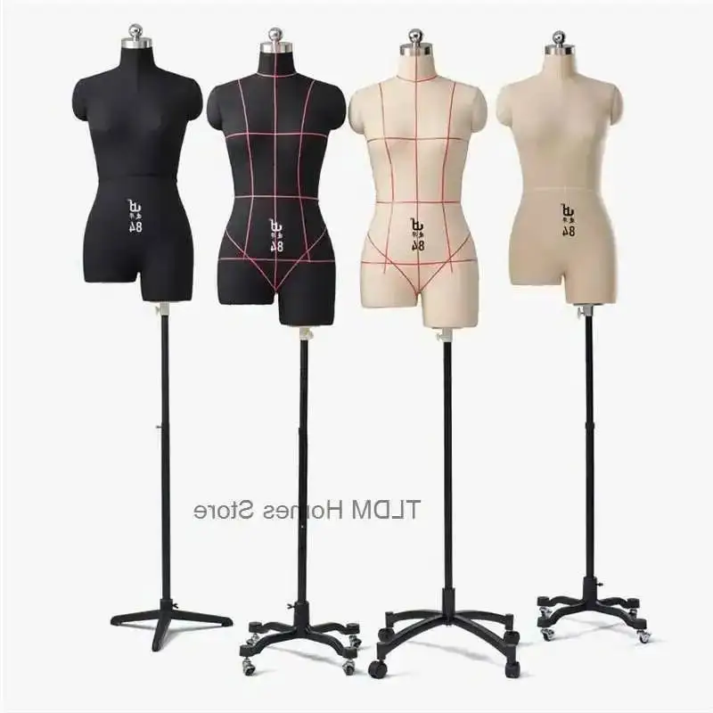 

Metal Female Mannequin for Clothes Design Professional Auxiliary Sewing Model Tailor's Mannequin Bust Dress Base Form Stand Z