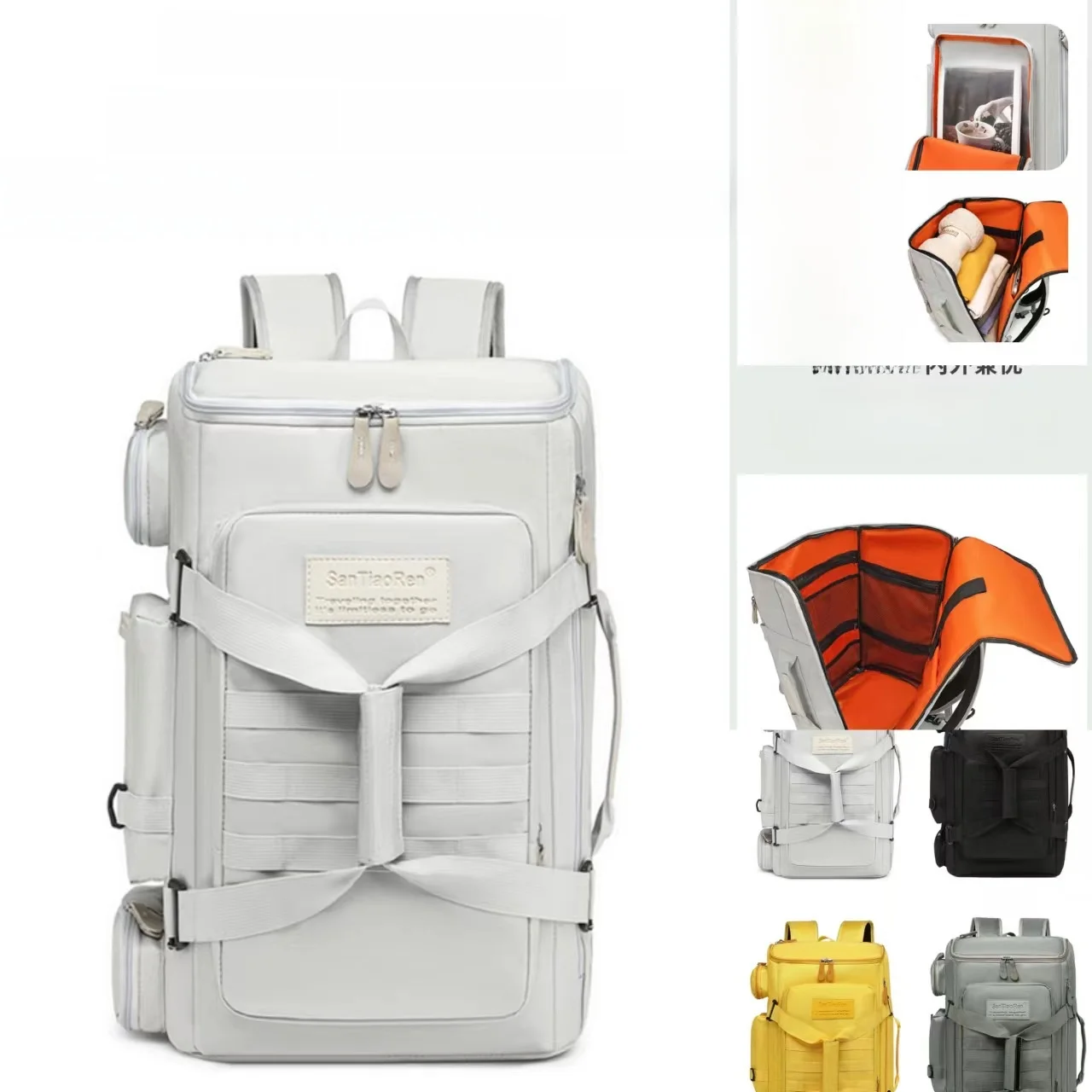 

Travel Dry Wet Separation Bapa Dual oulder Bag Ox Cloth Material No Brand Registered No Pull Rod Summer Season