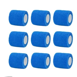 4.6m Light Blue Sports Self Adhesive Elastic Bandage Wrap Tape Elastoplast for Knee Support Pad Finger Ankle Palm Shoulde