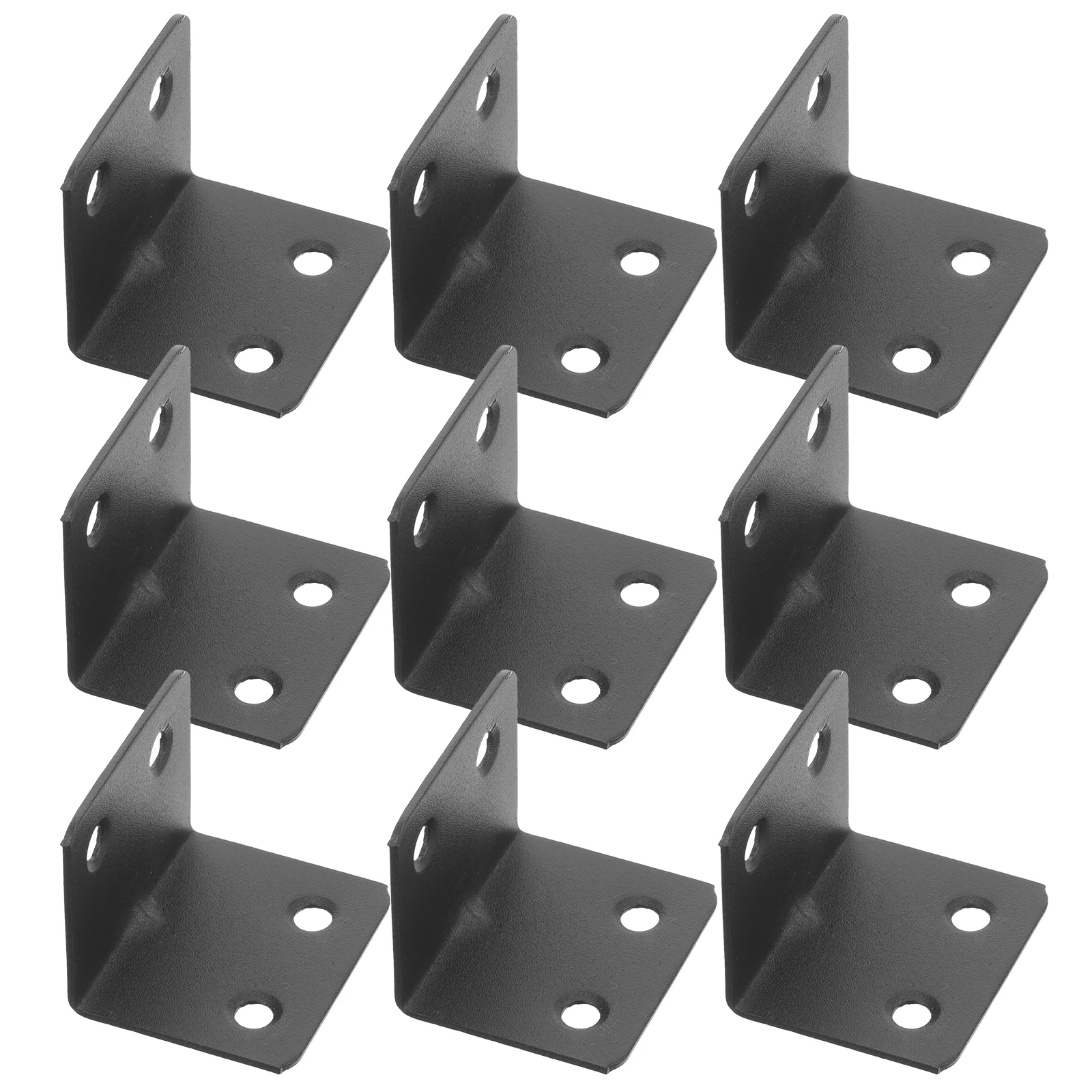 10 Pcs Angle Code Bracket Shelf Small Brackets Stainless Steel Corner Brace Shaped for Wood