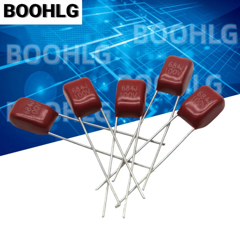 20PCS Polyester Film Capacitor CL21X 100V 684J 100V 680NF 100V 0.68UF P5