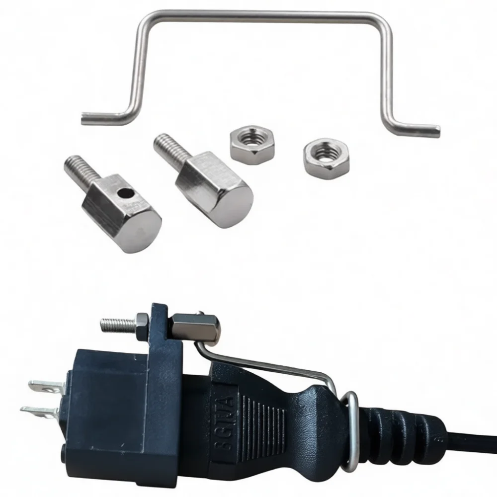 AC Power Cable Lock Mechanism IEC C13 Plug Retainer Device Anti Disconnect Clip Secure Fastener Grip For Server PC Cabinet