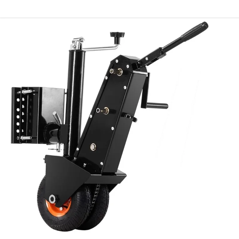 500-Pound Adjustable Trailer Truck 9-Inch Wheels, Manual Electric Dual Use