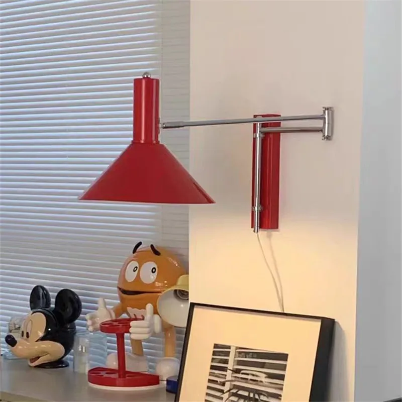 Bauhaus rotatable Wall Lamp Foldable Industrial Reading Light Bedroom Retro living room Bedside office decoration wall light