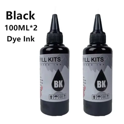 Dye ink Refill kit For HP 301 302 304 305Xl Printer  For Epson Canon 40 41 445 446 Brother Lexmark Samsung Dell Inkjet Printer