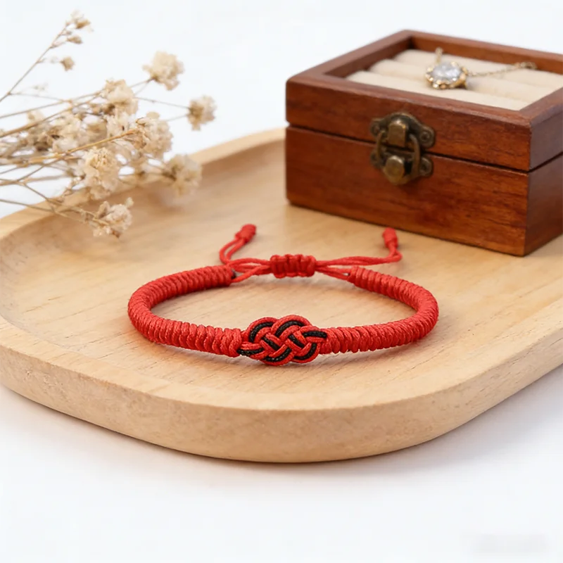 Good Luck Chinese Red String Bracelet Unisex Handmade Braided Adjustable Friendship Braslet Couple Jewelry Leisure Versatile