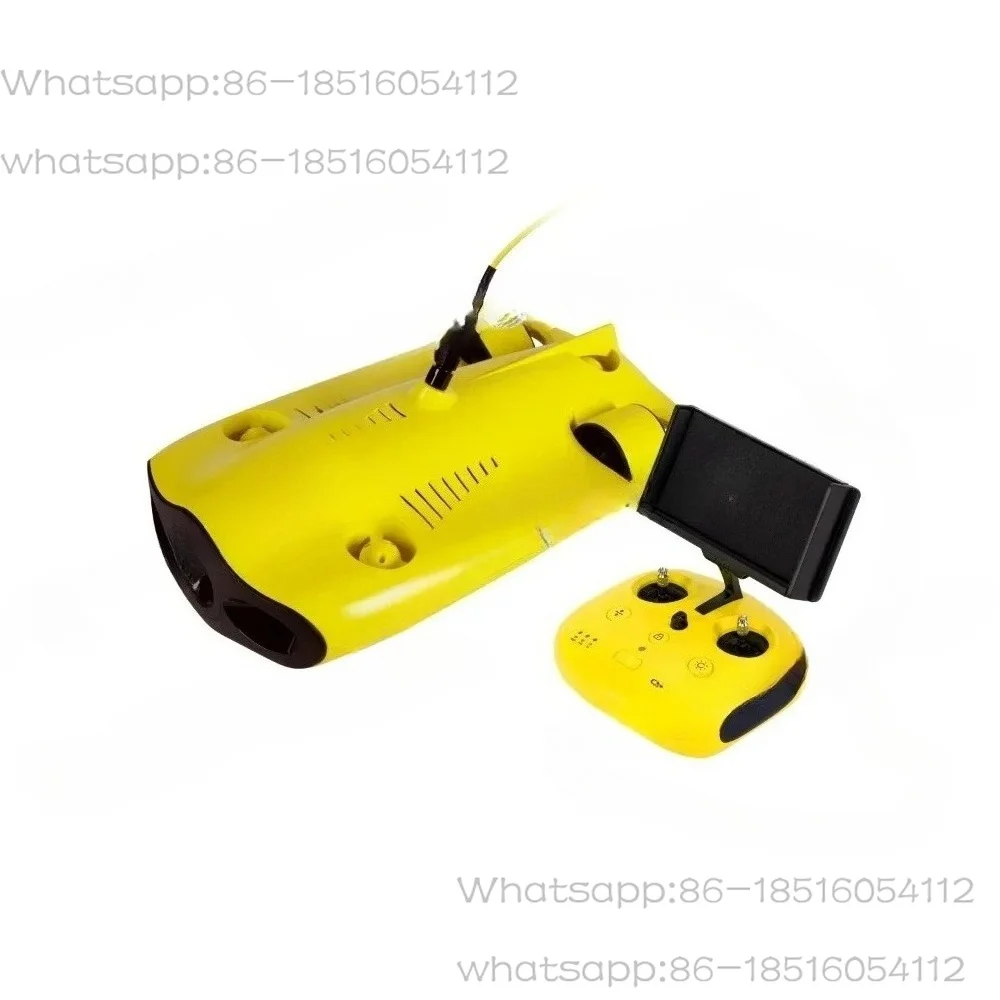 4K Underwater  with Robotic Arm Ai Vision Lock 360 Omnidirectional Movement  Underwater Rov